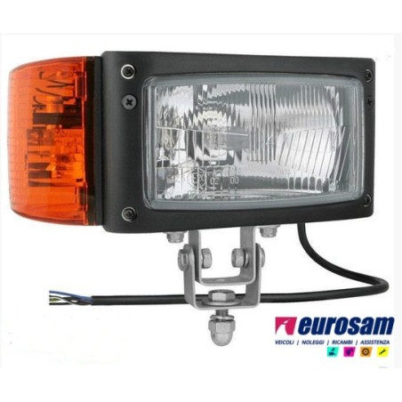 kit proiettore faro indicatore direzione posizione dx universale 12/24v