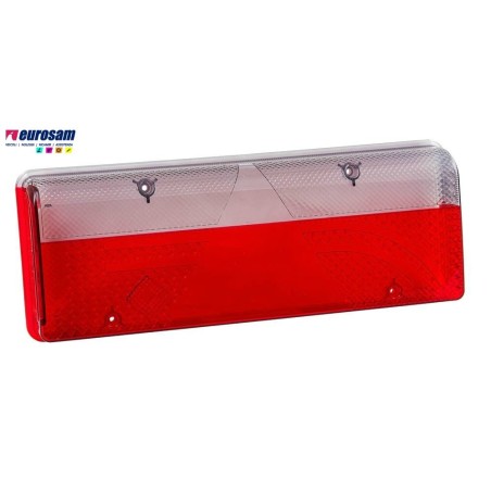 Vetrino trasparente fanale posteriore sinistro SX LED Aspock Europoint III per rimorchio e semirimorchio