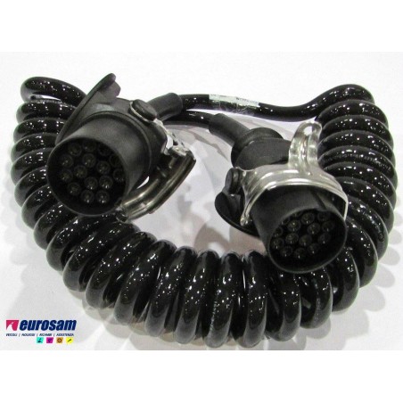 cavo spiralato corrente c/spine 15 poli 24v iso 12098 adr
