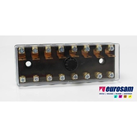 scatola fusibili a siluro 8 connettori
