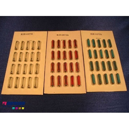 kit fusibili a siluro 16 ampere - 20 pezzi