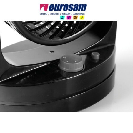 ventilatore supplementare doppia velocita' 6/12/24v c/supporto