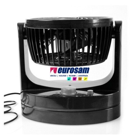 ventilatore supplementare doppia velocita' 6/12/24v c/supporto