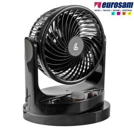 ventilatore supplementare doppia velocita' 6/12/24v c/supporto