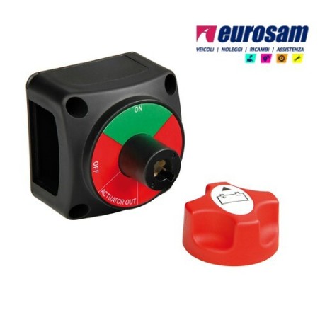 staccabatterie 12v/24v/50v a 3 posizioni 200 ampere