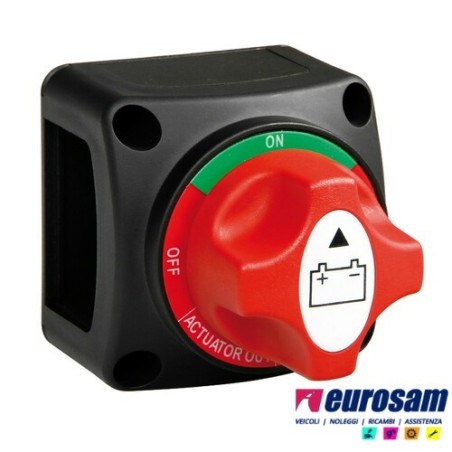 staccabatterie 12v/24v/50v a 3 posizioni 200 ampere