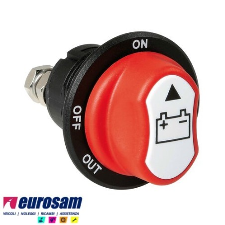 staccabatterie 12v/24v/32v a 3 posizioni 100 ampere foro m29