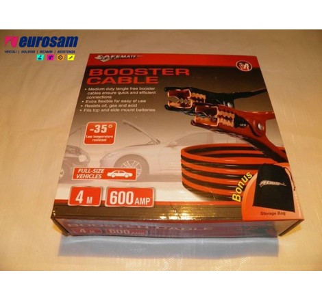 kit cavi avviamento 4mt 600...