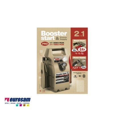 booster avviatore 12/24v ed alimentatore 12v startpack truck gys 2 in 1