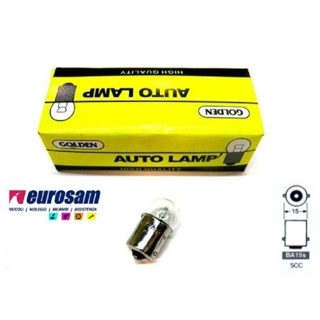 lampada 24v 10w tipo ba15s - 10 pezzi