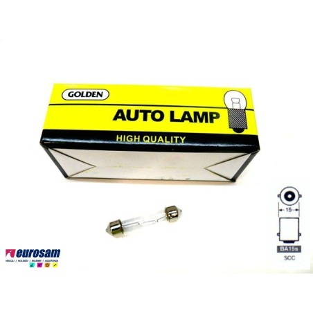 lampada 24v 5w tipo ba15s - 10 pezzi