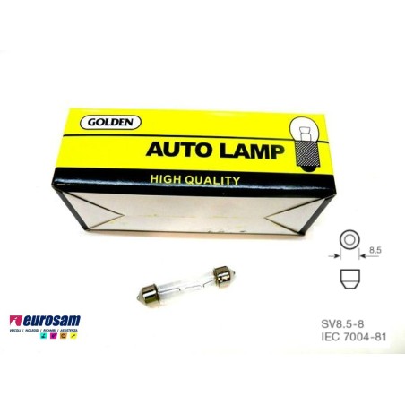 lampada a siluro 24v 10w tipo sv8.5 - 10 pezzi