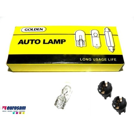 lampada tutto vetro 24v 5w tipo t10 - 10 pezzi