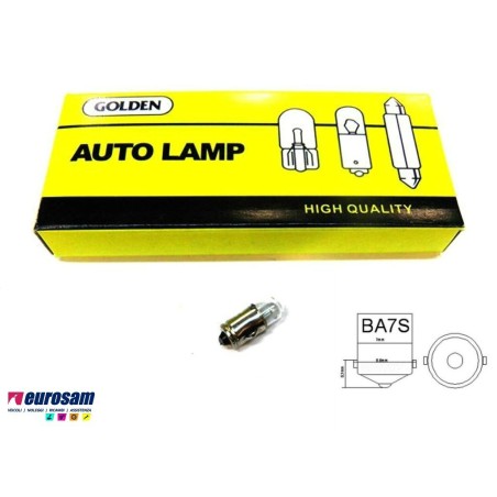 lampada 24v 2w tipo ba7s - 10 pezzi