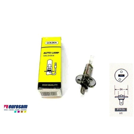 lampada alogena h1 24v 100w tipo p14,5s
