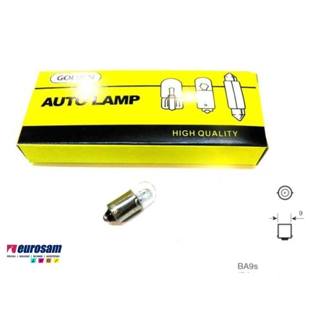 lampada 24v 4w tipo ba9s - 10 pezzi