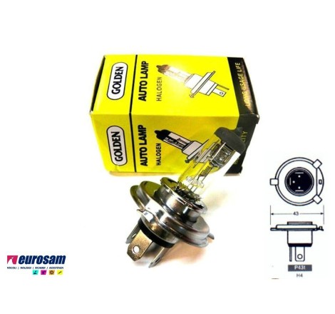 lampada alogena h4 24v...