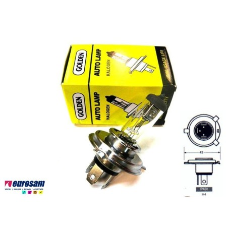 lampada alogena h4 24v 90/100w tipo p43t