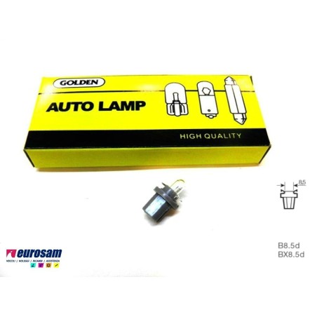 lampada quadro strumenti 24v 1,2w tipo b8.5d - 10 pezzi
