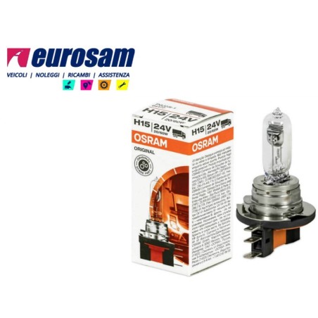 lampada alogena h15 24v 20/60w osram original
