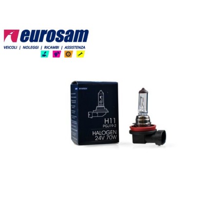 lampada alogena 24v h11 70w