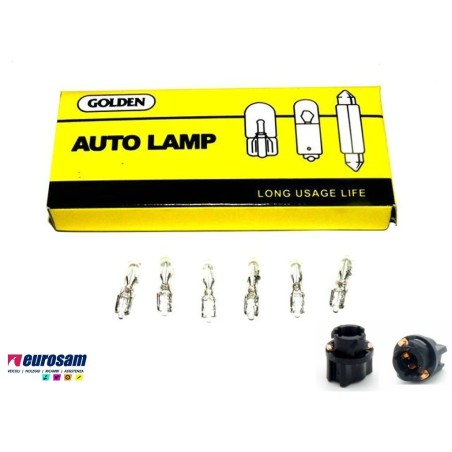 lampada 12v 1,2w tipo t05 - 10 pezzi