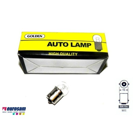 lampada 12v 5w tipo ba15s - 10 pezzi