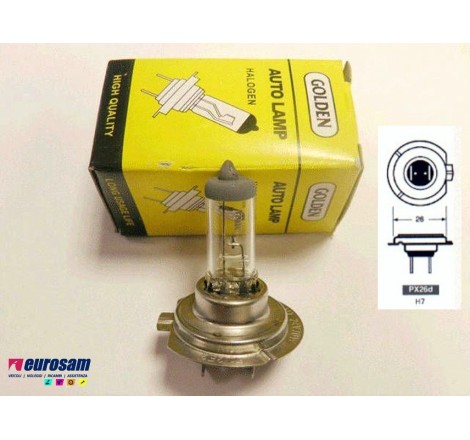 lampada alogena h7 12v 55w