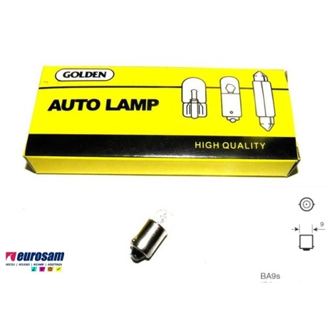 lampada 12v 4w tipo ba9s -...