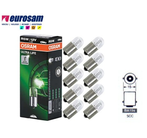 lampada 12v 10w tipo ba15s...
