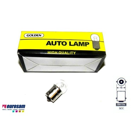 lampada 12v 5w tipo ba15s lunga durata - 10 pezzi