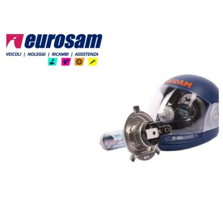 lampada alogena h4 12v moto 60/55w 4200k x-racer osram