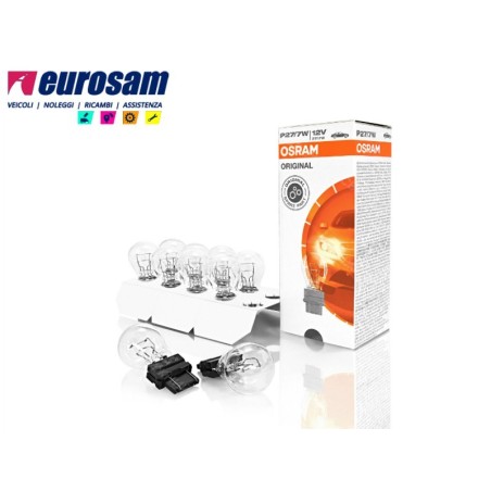 lampada c/supporto 12v p27/7w tipo w2,5x16q osram