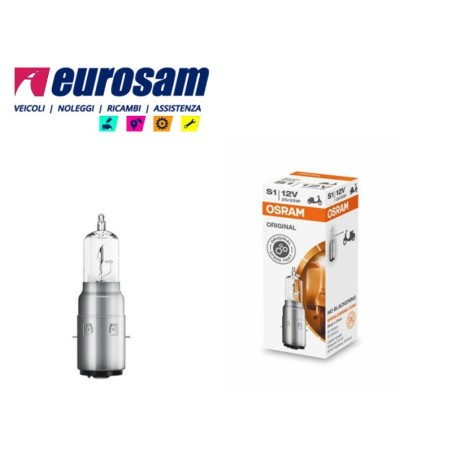 lampada alogena s1 12w 25w tipo ba20d osram original