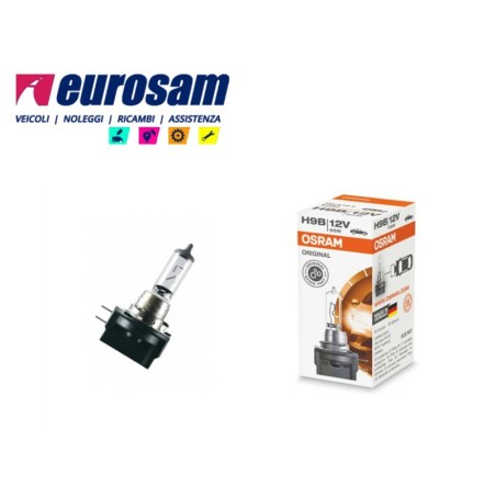 lampada alogena h9b 12v 65w tipo pgjy19-5 osram original