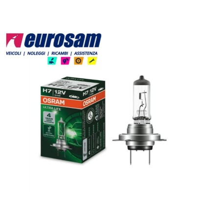 lampada alogena h7 12v 55w ultra life osram