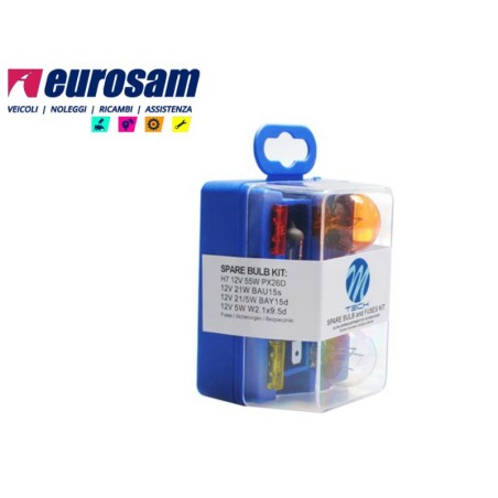 kit lampade ausiliarie 12v h7 8 pezzi