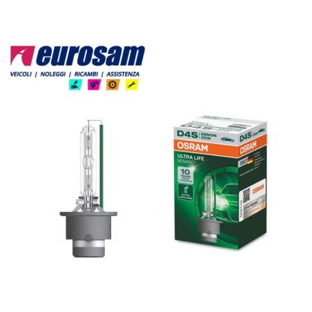 lampada xenon d4s 35w tipo p32d-5 ultra life 10 anni osram
