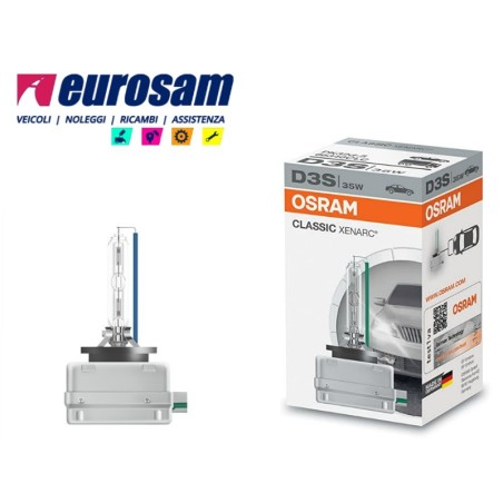 lampada xenon d3s 35w 4150k - 3200 lm tipo pk32d-5 xenarc osram
