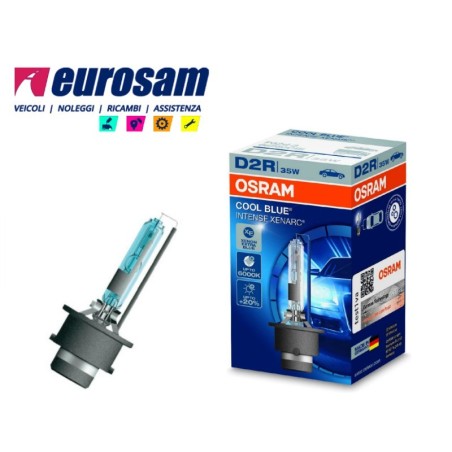 lampada xenon d2r 35w 6000k tipo p32d-3 xenarc cool blue osram