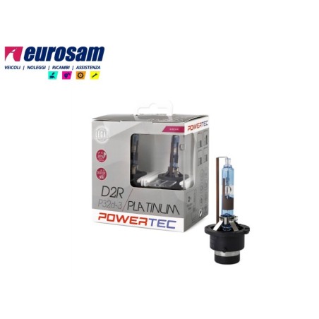 lampada xenon d2r 35w 5000k tipo p32d-3 platinum +130% - 2 pezzi