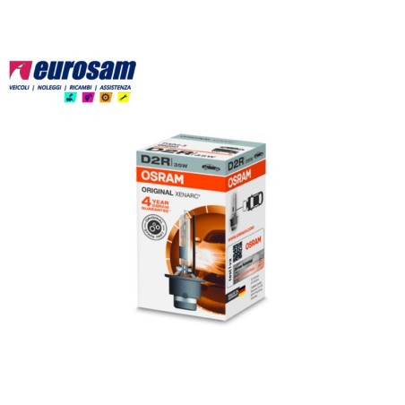 lampada xenon d2r 35w 4150k tipo p32d-3 xenarc osram original
