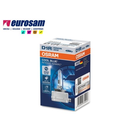 lampada xenon d1r 35w 6000k tipo pk32d-3 xenarc cool blue intense osram