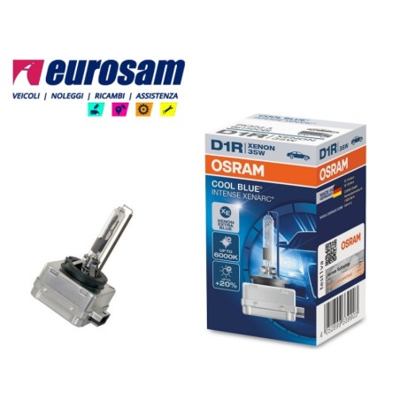 lampada xenon d1r 35w 6000k tipo pk32d-3 xenarc cool blue intense osram