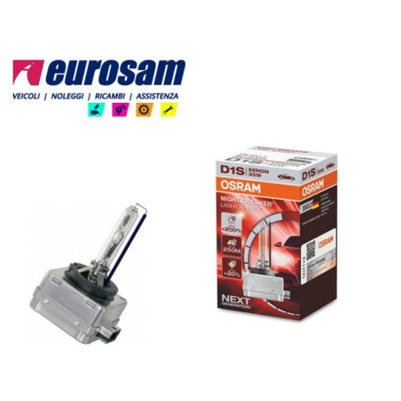 lampada xenon d1s 35w 4500k +200% night breaker laser osram