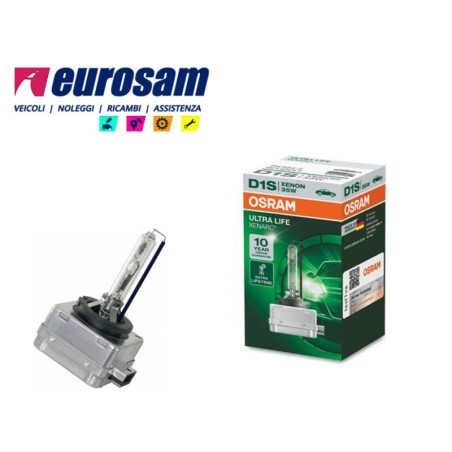 lampada xenon d1s 35w xenarc ultra life 10 anni osram