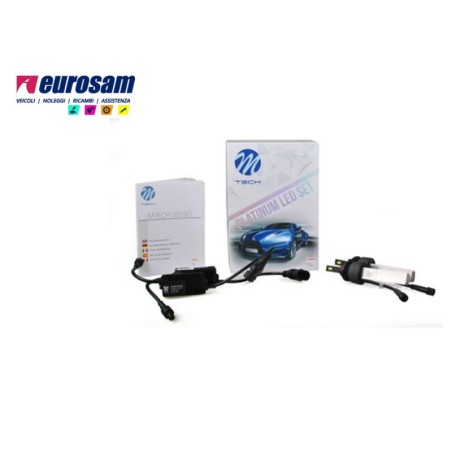 kit conversione a led 12/24v h8 5700k +200% canbus osram