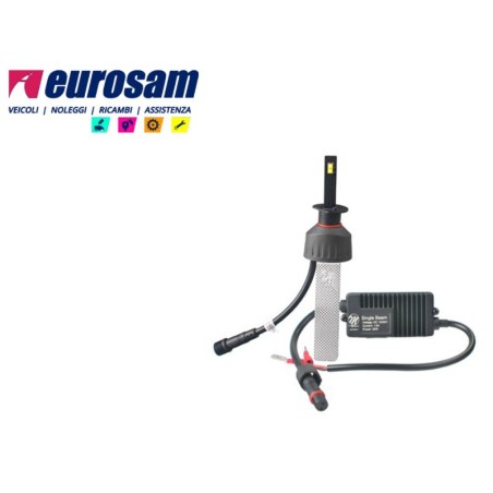 kit conversione a led 12/24v h1 5700k +200% canbus osram