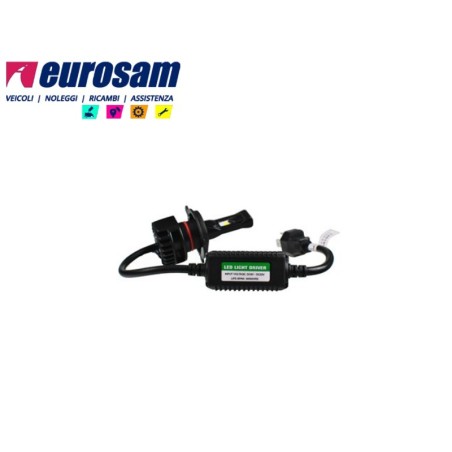 kit conversione a led 12/24v h4 5700k +200% canbus basic