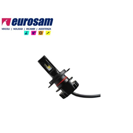kit conversione a led 12/24v h4 5700k +200% canbus basic